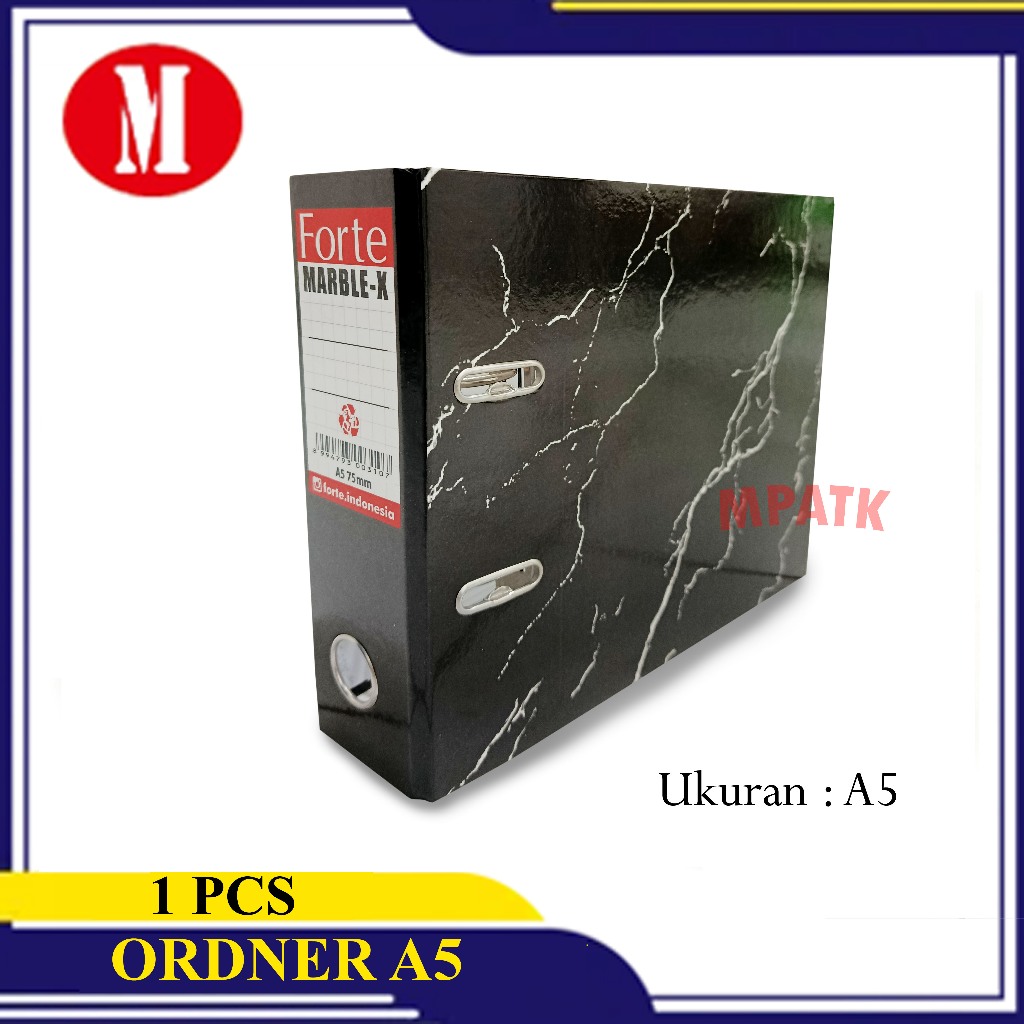 Ordner Forte Marble-X ukuran A5 75MM