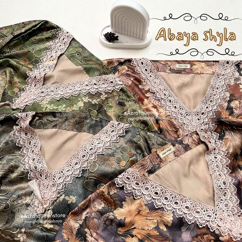 Abaya Mukena Sholat - Abaya Motif Velvet Matt Satin Velvet Prada