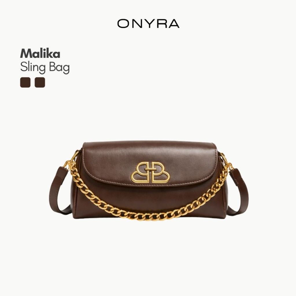 ONYRA Malika Bag Tas Wanita Selempang Woman Sling Bag Fashion Hand Bag Bahan Kulit Sintetis