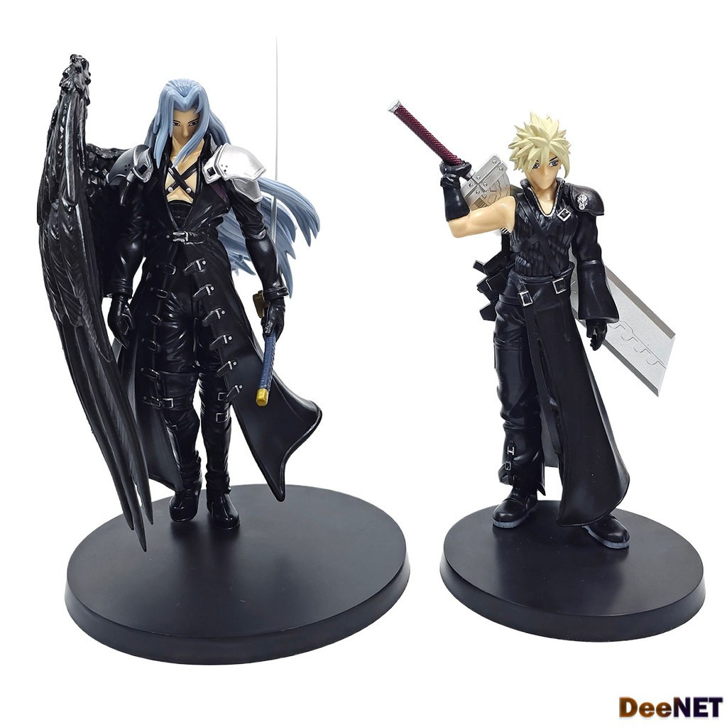 Action Figure FINAL FANTASY - FF Cloud Sephiroth Tifa Miniatur Pajangan Mainan Toy Topper Game