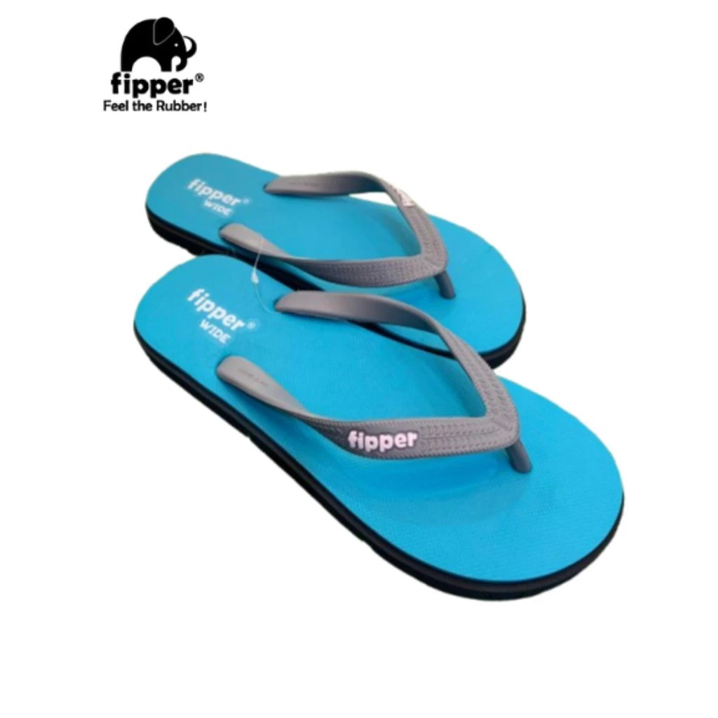 Fipper Wide Turqoise Black Grey