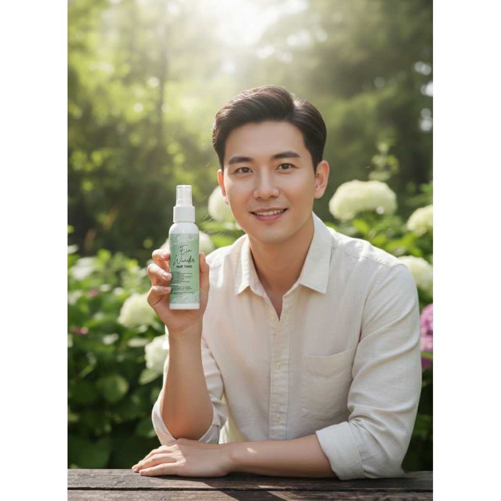 paket 3 pcs hair tonic vitamin rambut menutrisi kulit kepala dan rambut, mengatasi rontok, kering, k