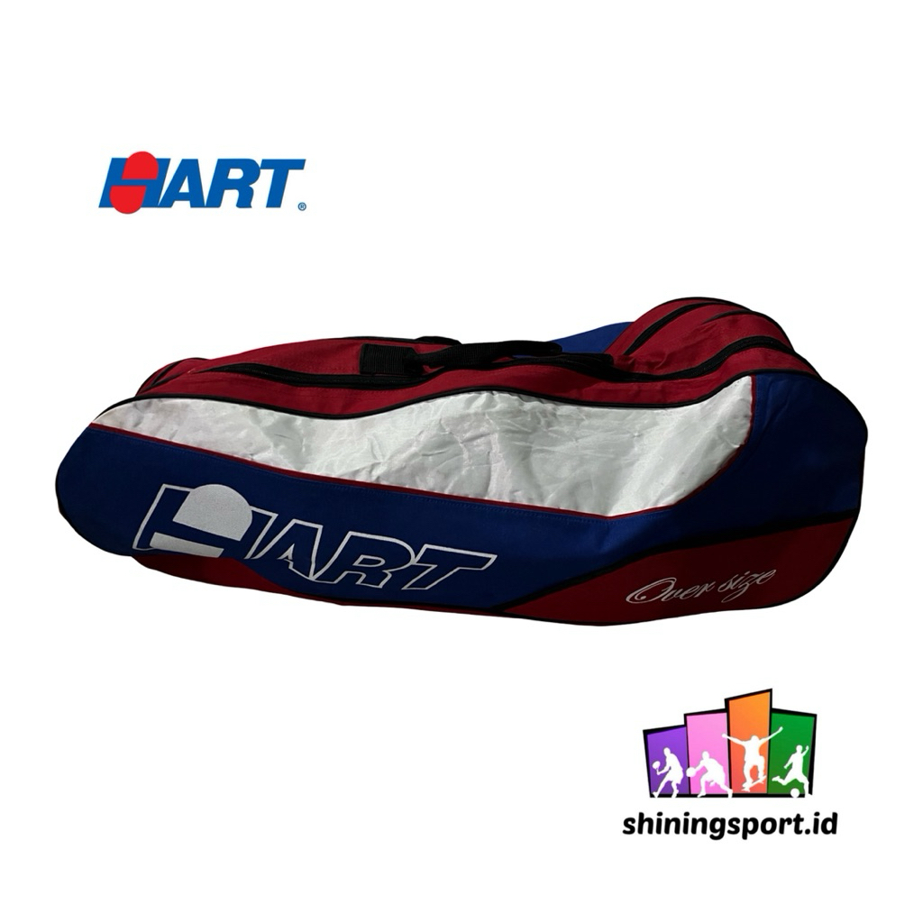 Tas Raket Badminton Hart 2R Oversize 100% Original