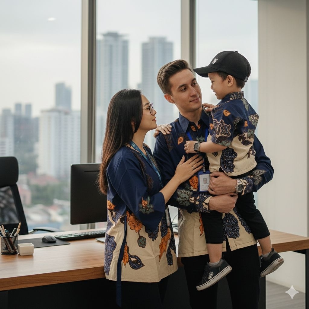 Batik couple Atasan batik jumbo batik pria atasan wanita