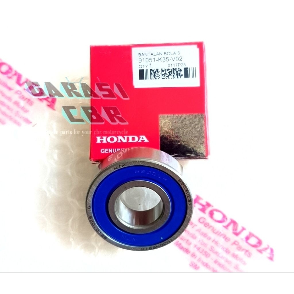 91051K35V02 - Bearing Radial Ball 6203UU - Laher Bearing Roda CBR 250RR PCX