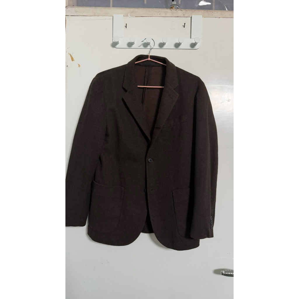 Uniqlo Blazer Wool Pria