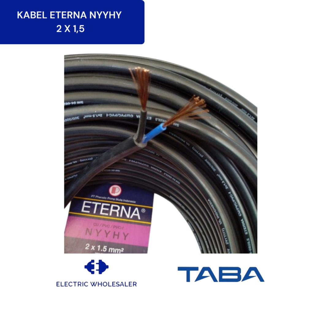 KABEL ETERNA NYYHY 2 X 1,5 MM