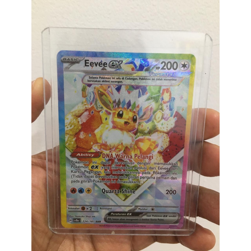 Kartu Pokemon Eevee ex SAR