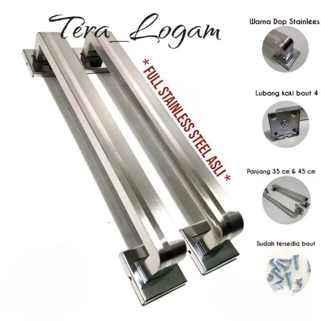 Handle Pintu Minimalis gagang tarikan pintu stainless model gawang