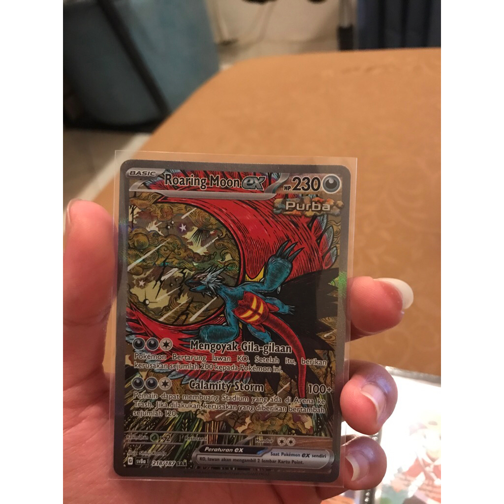 SAR ROARING MOON ID ASLI POKEMON TCG