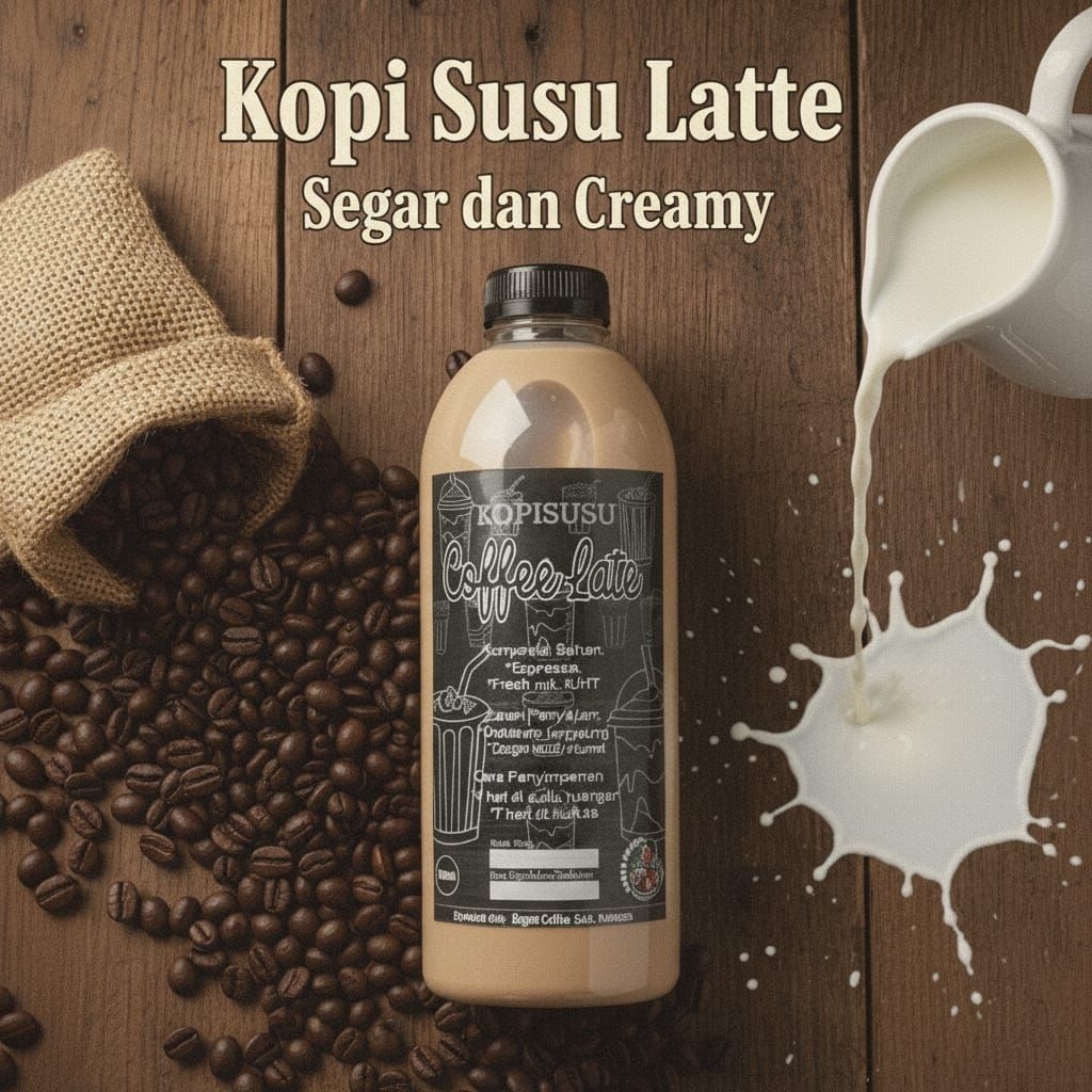 Kopi Latte Botolan 1 liter