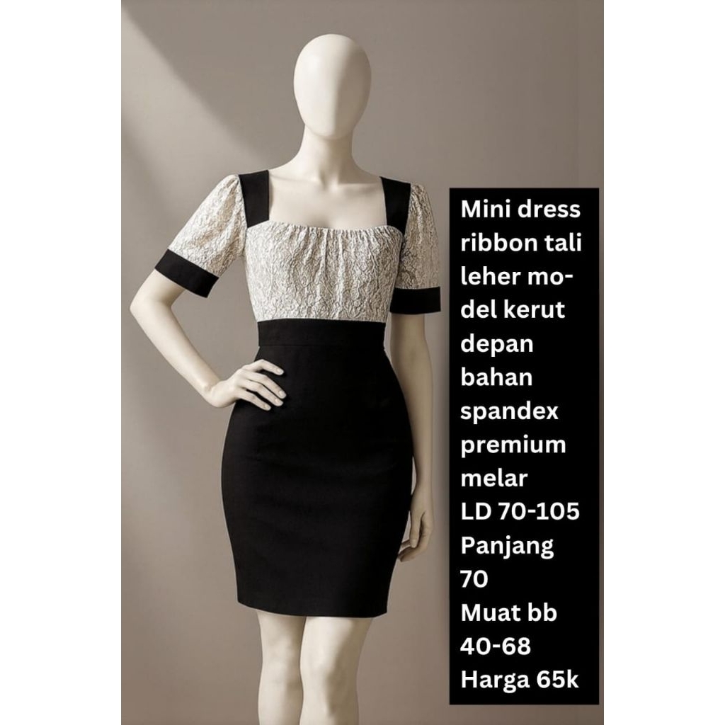 mini dress korean style bikin ramping