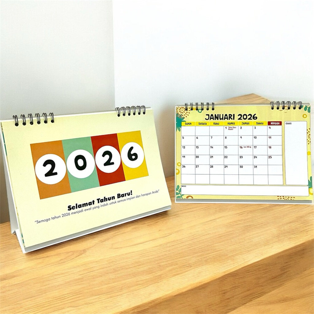 Kalender meja 2026/Kalender 2026/Kalender Meja Planner 2026