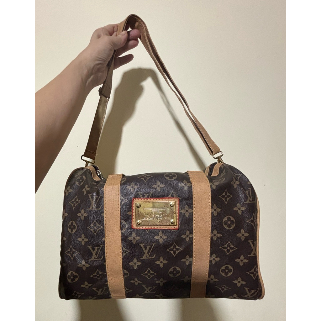 PRELOVED HANDBAG LV MONOGRAM COKLAT MEDIUM ADA TALI PANJANG SECOND BEKAS TAS WANITA BUKAN ORI