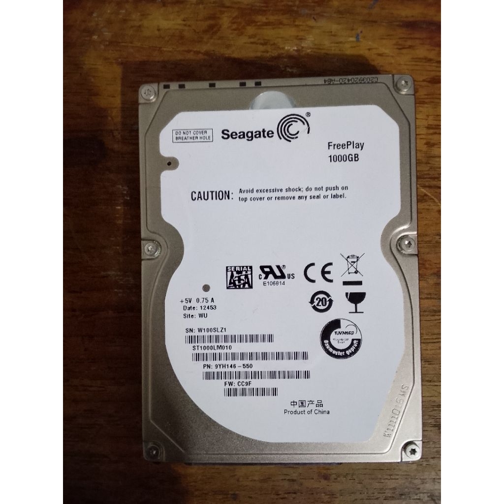 Harddisk Toshiba 500Gb 2.5 Inch