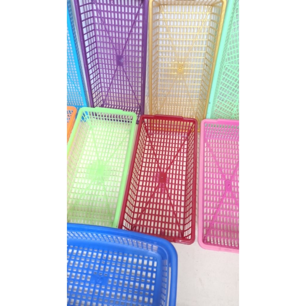 Keranjang Plastik Kecil Keranjang Serba Guna