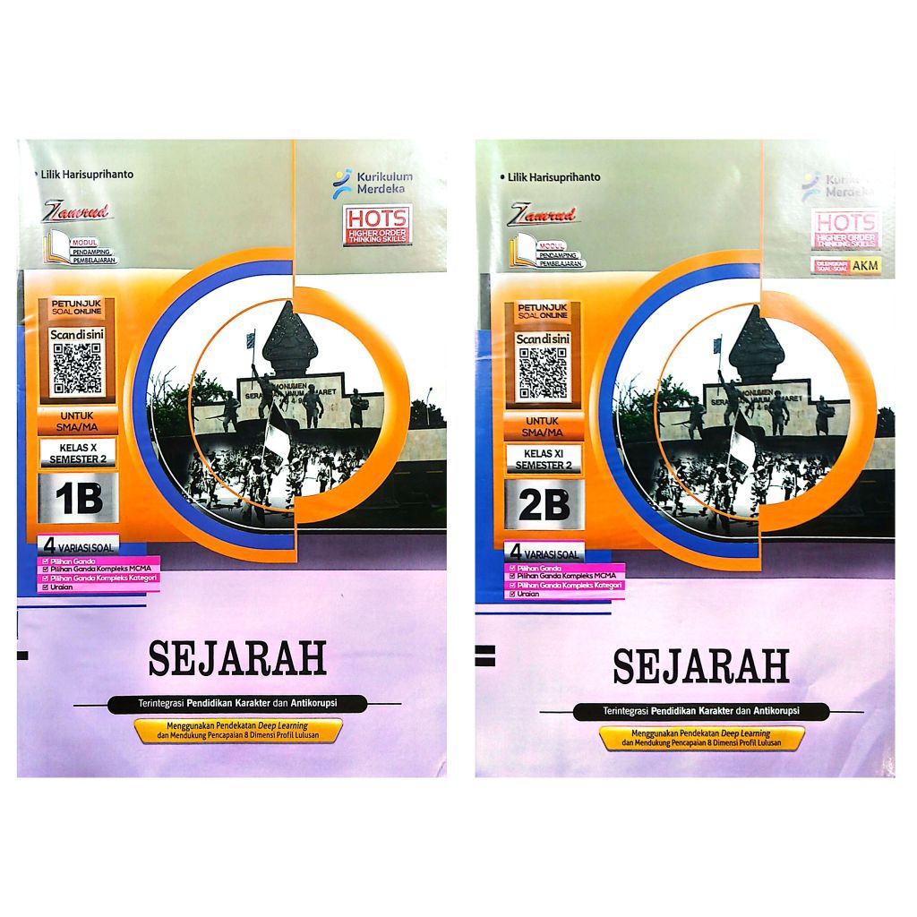 LKS SMA SMK SEJARAH KELAS 10 11 SEMESTER 2 TA 2025-2026 KURIKULUM MERDEKA | ZAMRUD