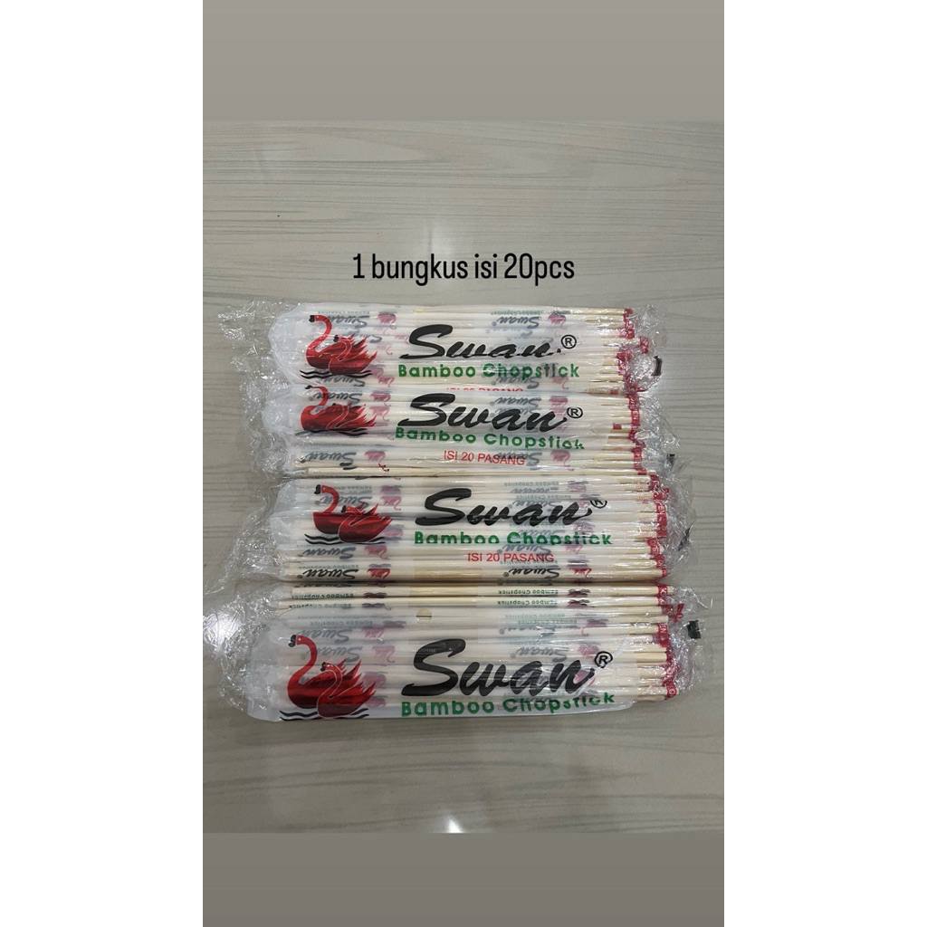 Sumpit swan steril isi 20 pasang
