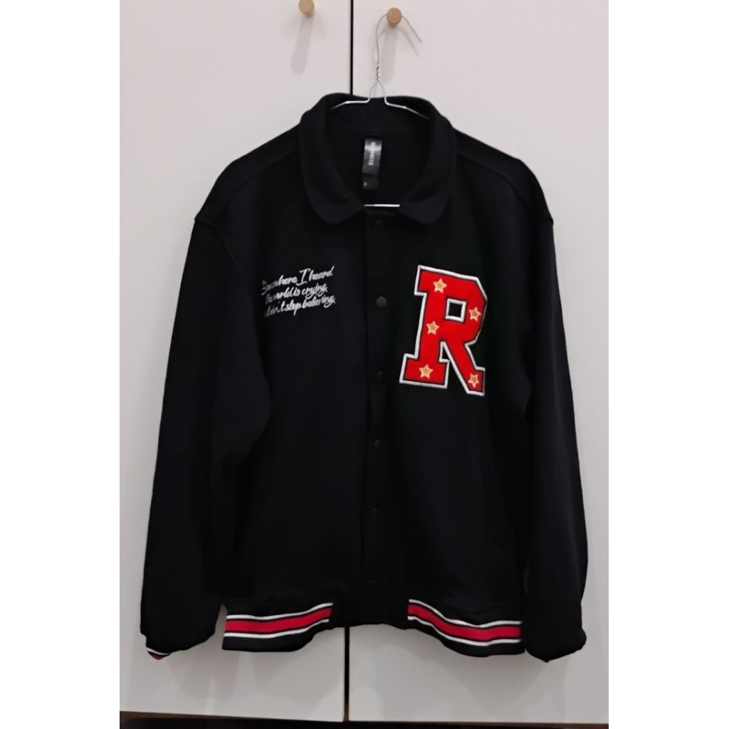 Varsity Jacket Roughneck Black