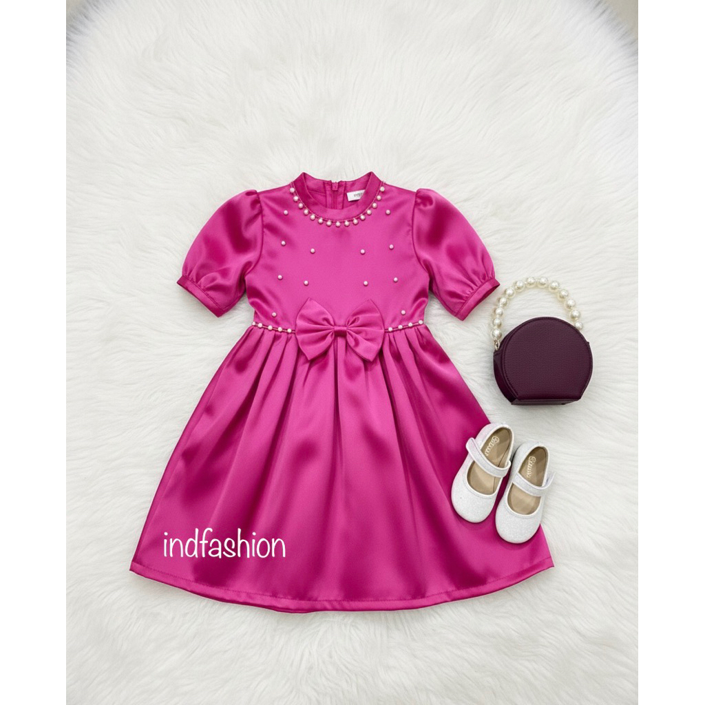 Gaun Pesta Anak-Gaun Pita Gaun Pesta Anak Mewah Elegan Dress Pesta Anak