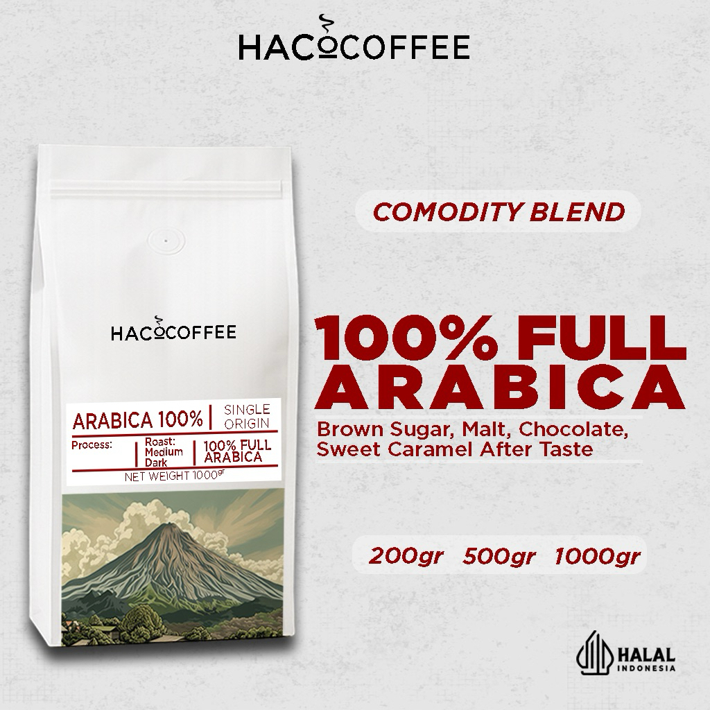 roast bean arabica kerinci comercial base 100% arabica kerinci