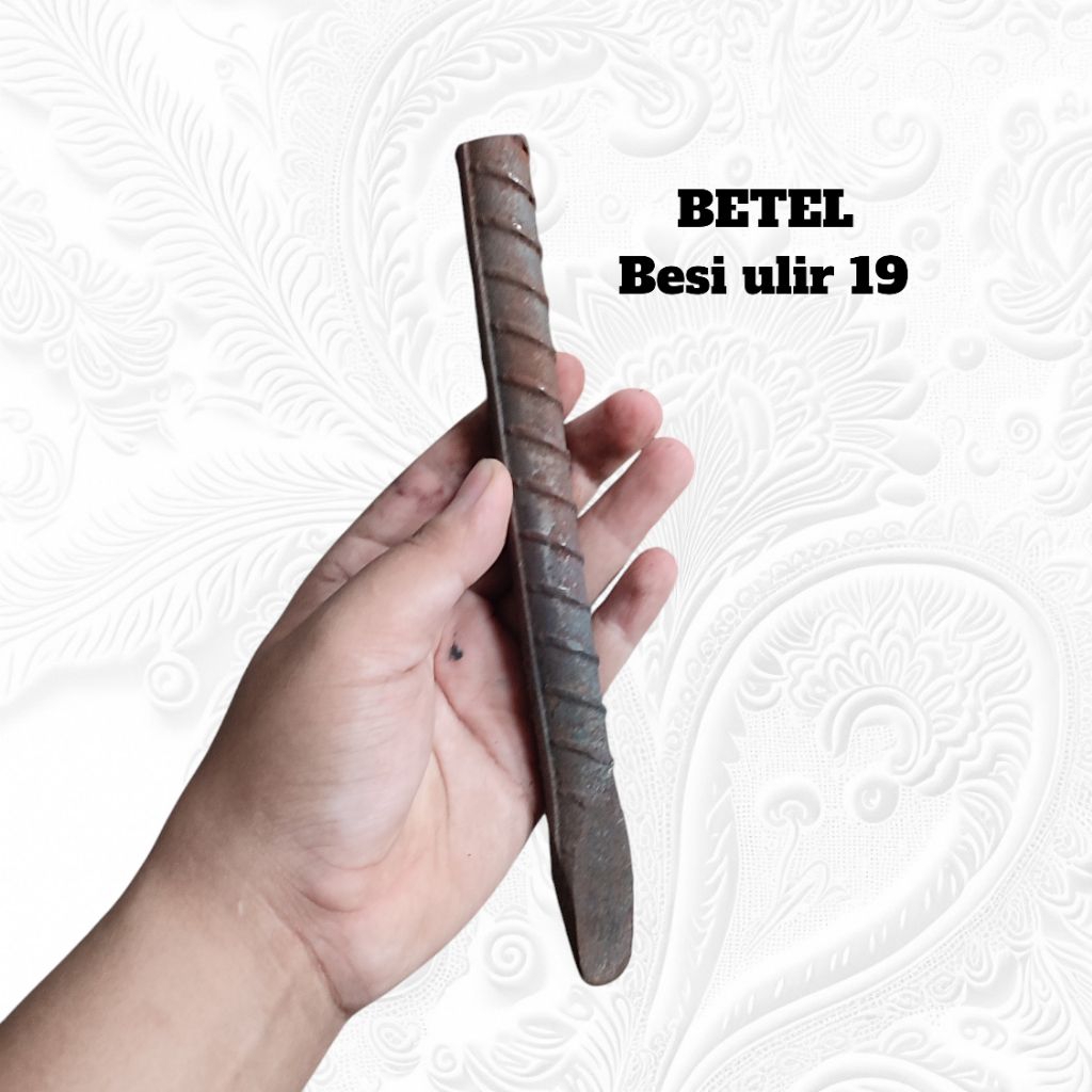 Betel baja ulir | betel tembok | betel rumah 23 cm sudah di sepuh