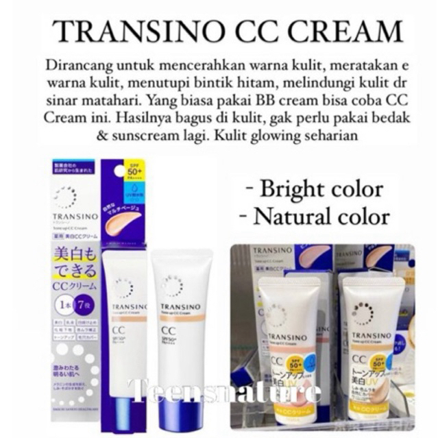 TRANSINO CC CREAM (PO JAPAN)