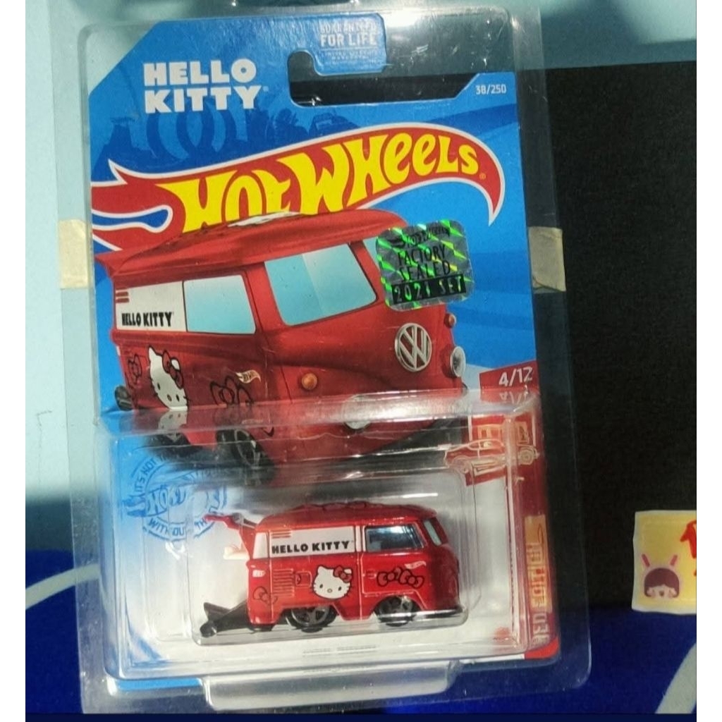 Hootwheels Kool Kombi Red edition Hello Kitty Factory Sealed rare