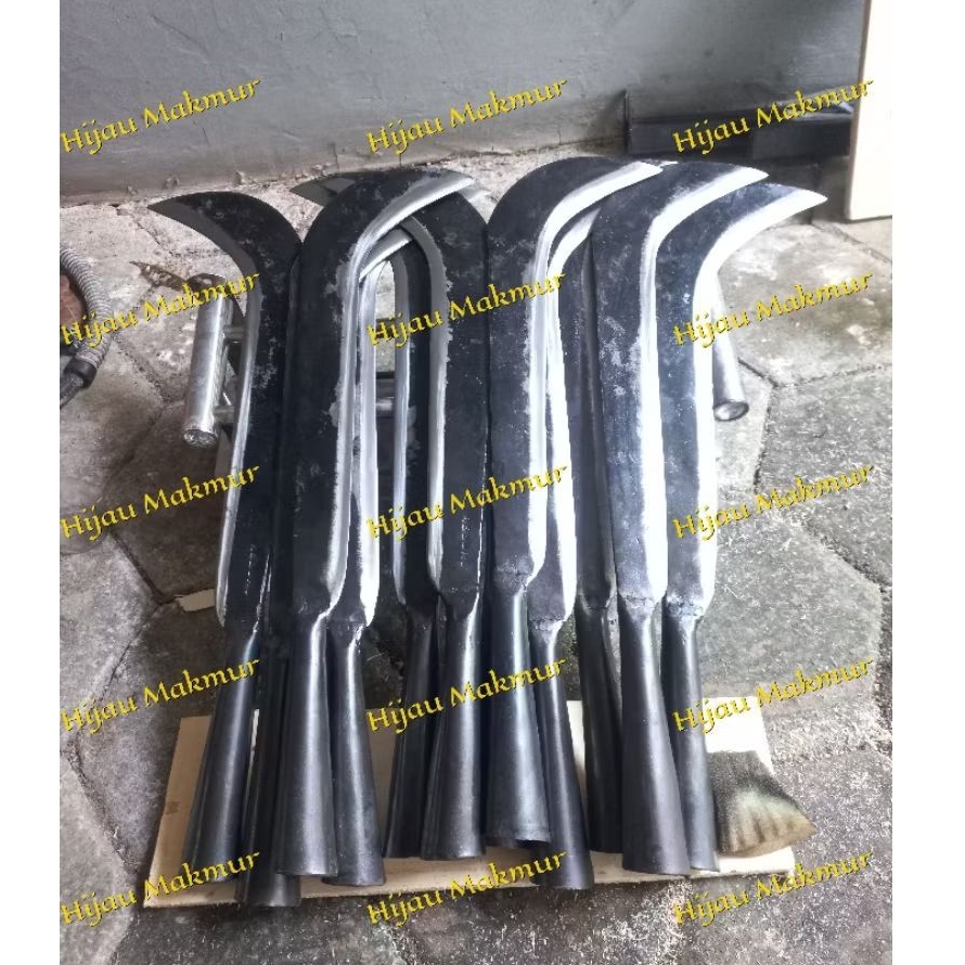 Sabit Ndoret Bendo Ndorit Belah Bambu Potong Pangkas Ranting Panjang 45 cm Tajam Bahan Baja Multifun