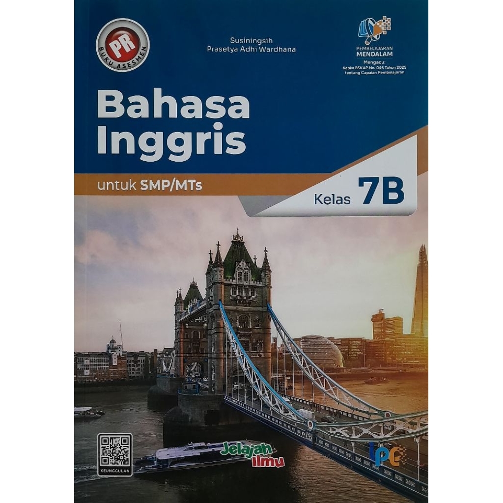Buku PR/LKS Bahasa Inggris kelas 7B (Kurikulum Merdeka) Intan Pariwara
