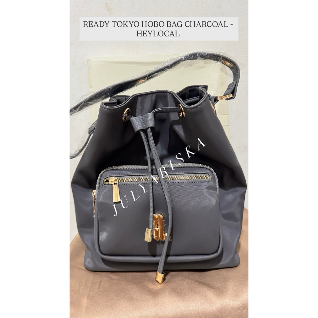 READY NEW HLC TOTEBAG, KYOTO TOTEBAG, TOKYO HOBO BAG BEIGE - HEYLOCAL