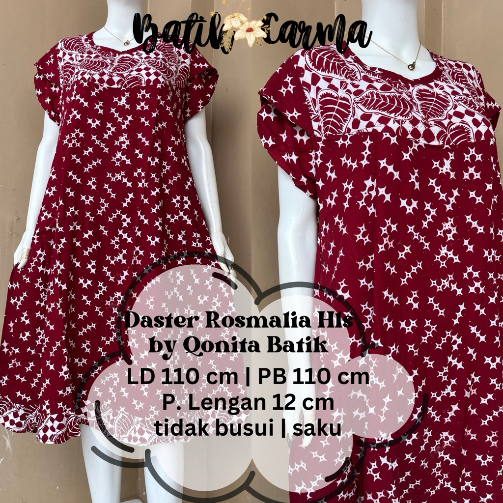 Daster Rosmalia Hls by Qonita Batik Pekalongan