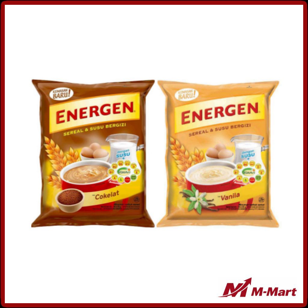 Energen Cokelat & Vanila Bag isi 20's
