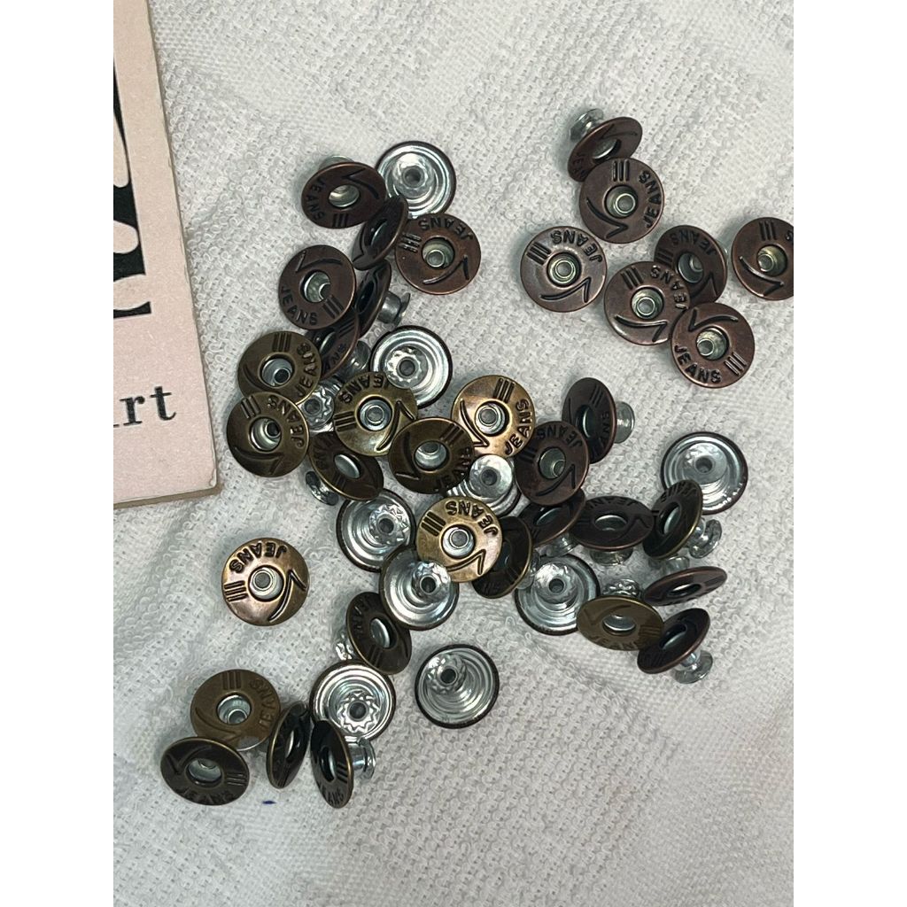 KANCING CELANA JEANS (GOYANG) WARNA