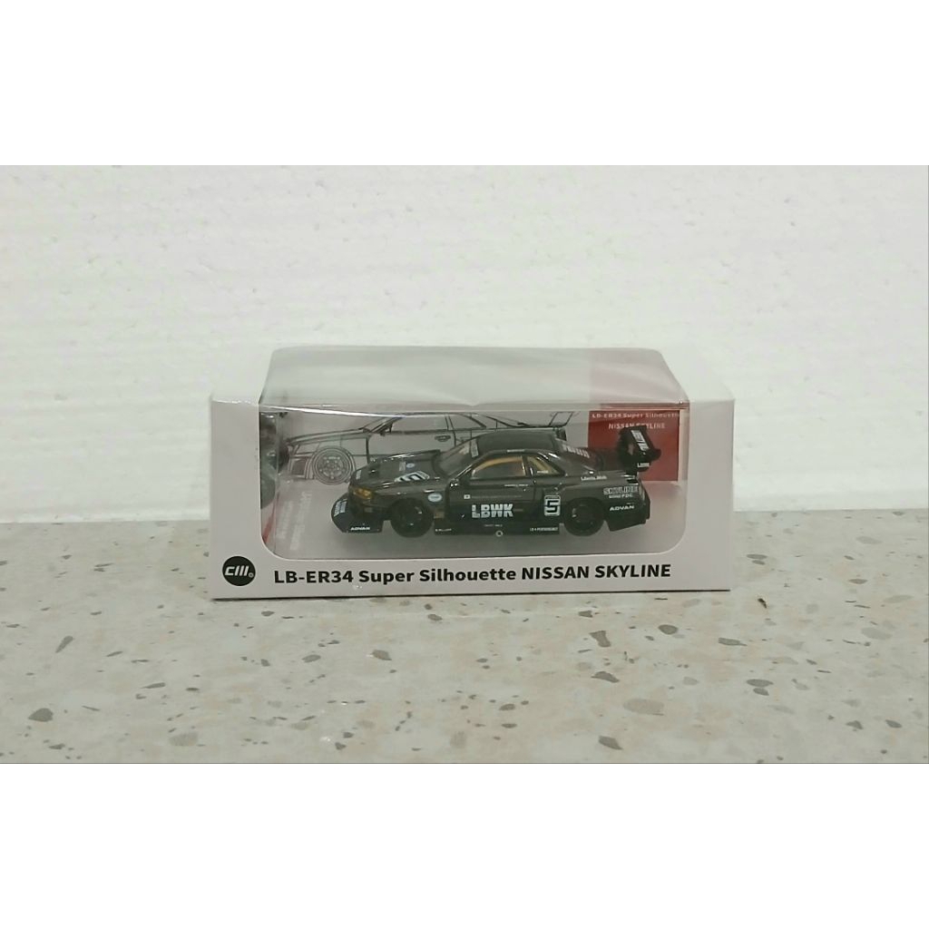 CM Model 1/64 Nissan Skyline LB-ER34 Super Silhoutte (CM64-ER34-06)