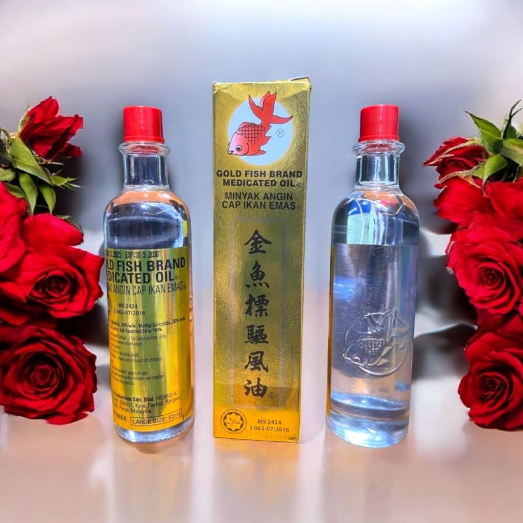 Minyak Angin Cap Ikan Mas 52 ML Buatan Malaysia