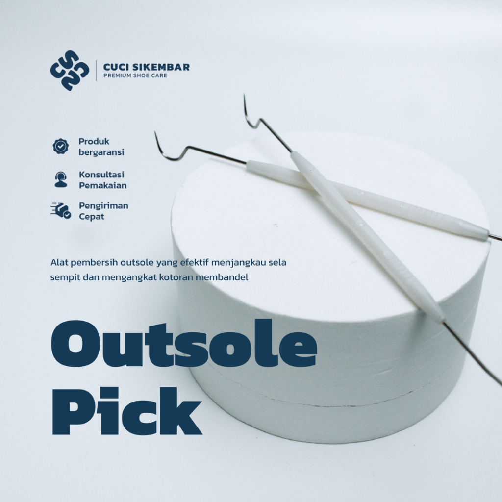 Shoe Detailer | Pencongkel Kotoran Outsole Sepatu | Pembersih Outsole Sepatu Aksesoris Perawatan / C
