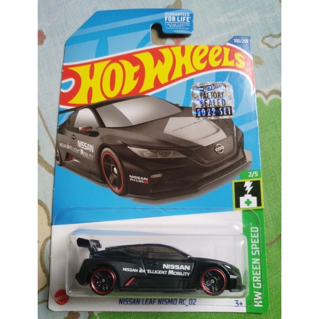 Hot Wheels Factory Sealed 2022 - Nissan Leaf Nismo RC_02 - black (kroger exclusive)