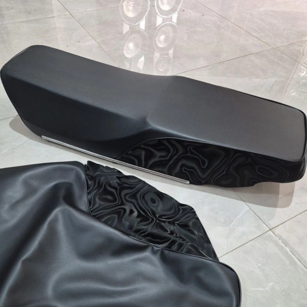 KULIT JOK HONDA GL PRO WALISONGO ORI HITAM POLOS MIX MOTIF WAVE ABSTRAK KARBON 3D