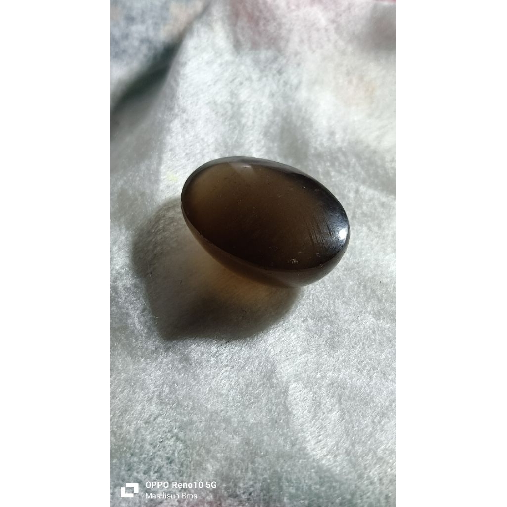 batu akik kecubung asap layak pakai 100% natural batu bukan plasti kak  siap rek klo terbukti palsu 