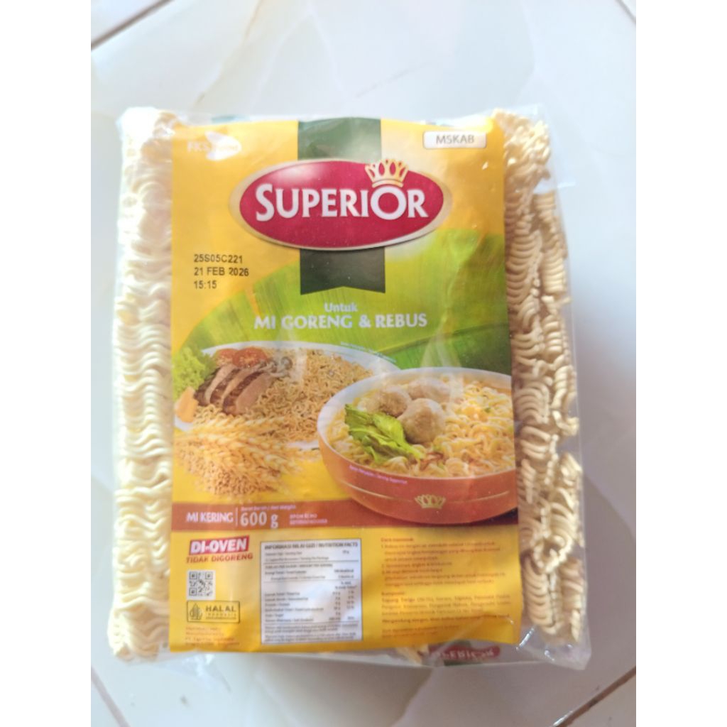 Mie Kering Superior 600 gr