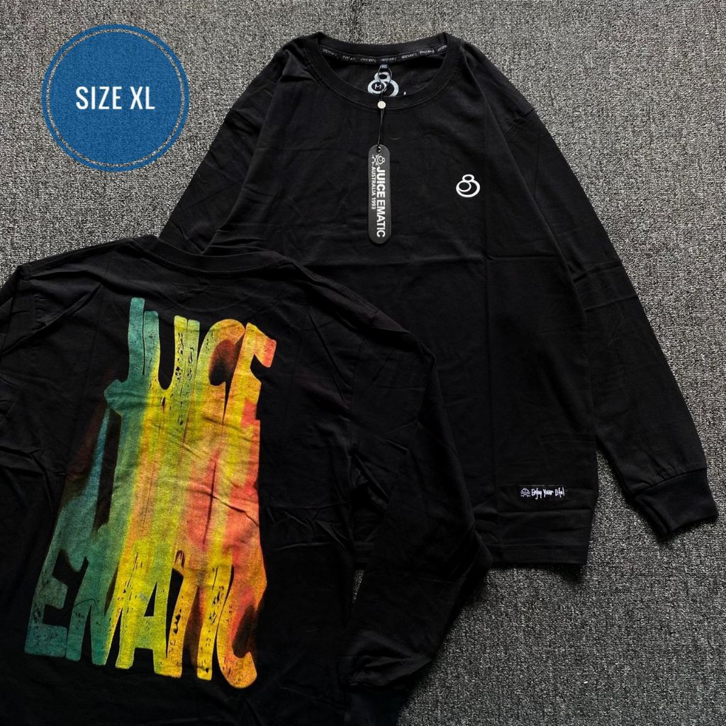 Kaos Cowok Lengan Panjang Longsleeve Juice Ematic Premium
