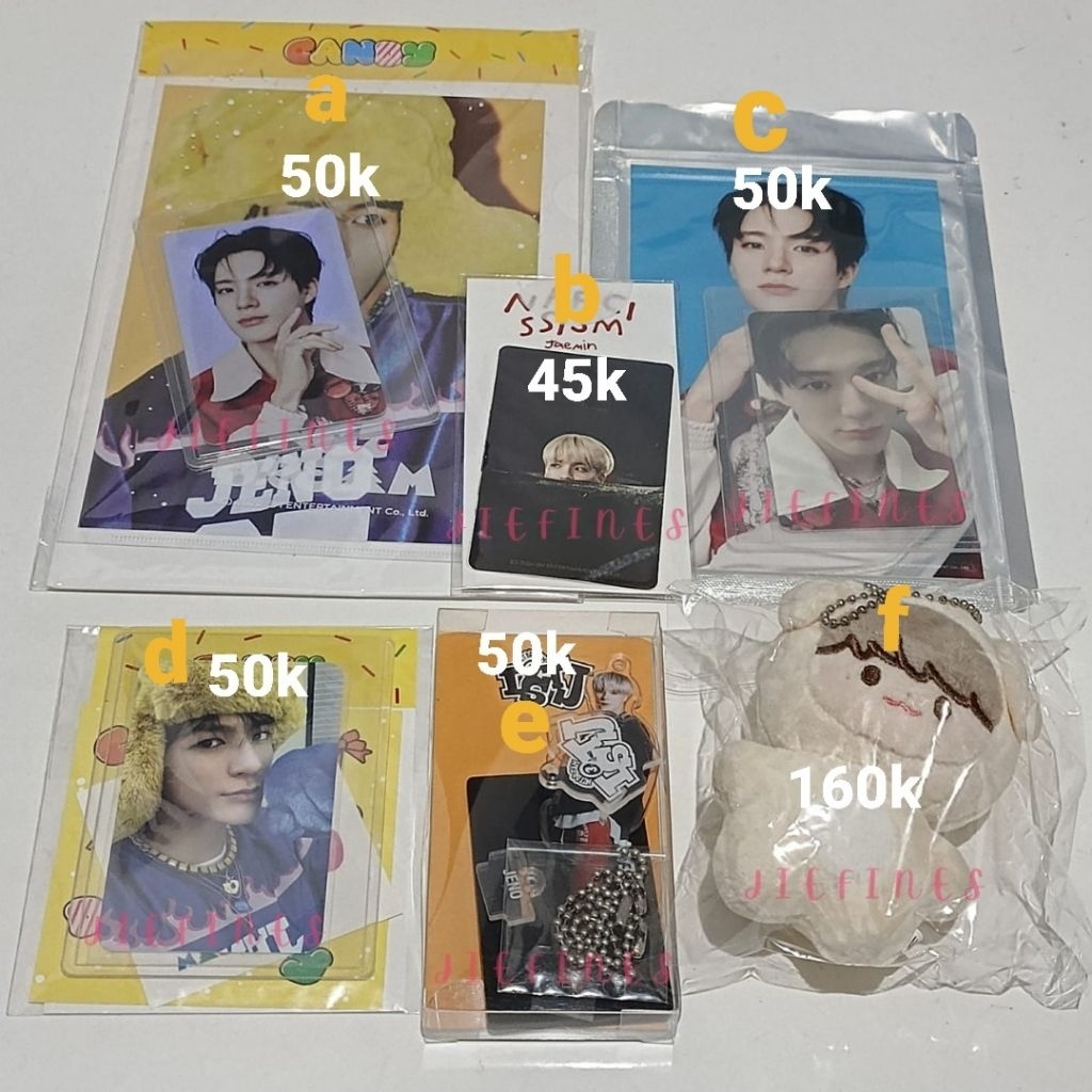 serba jeno doll dubujjen md candy acrylic keyring istj card cover sticker narcissism nct dream offic