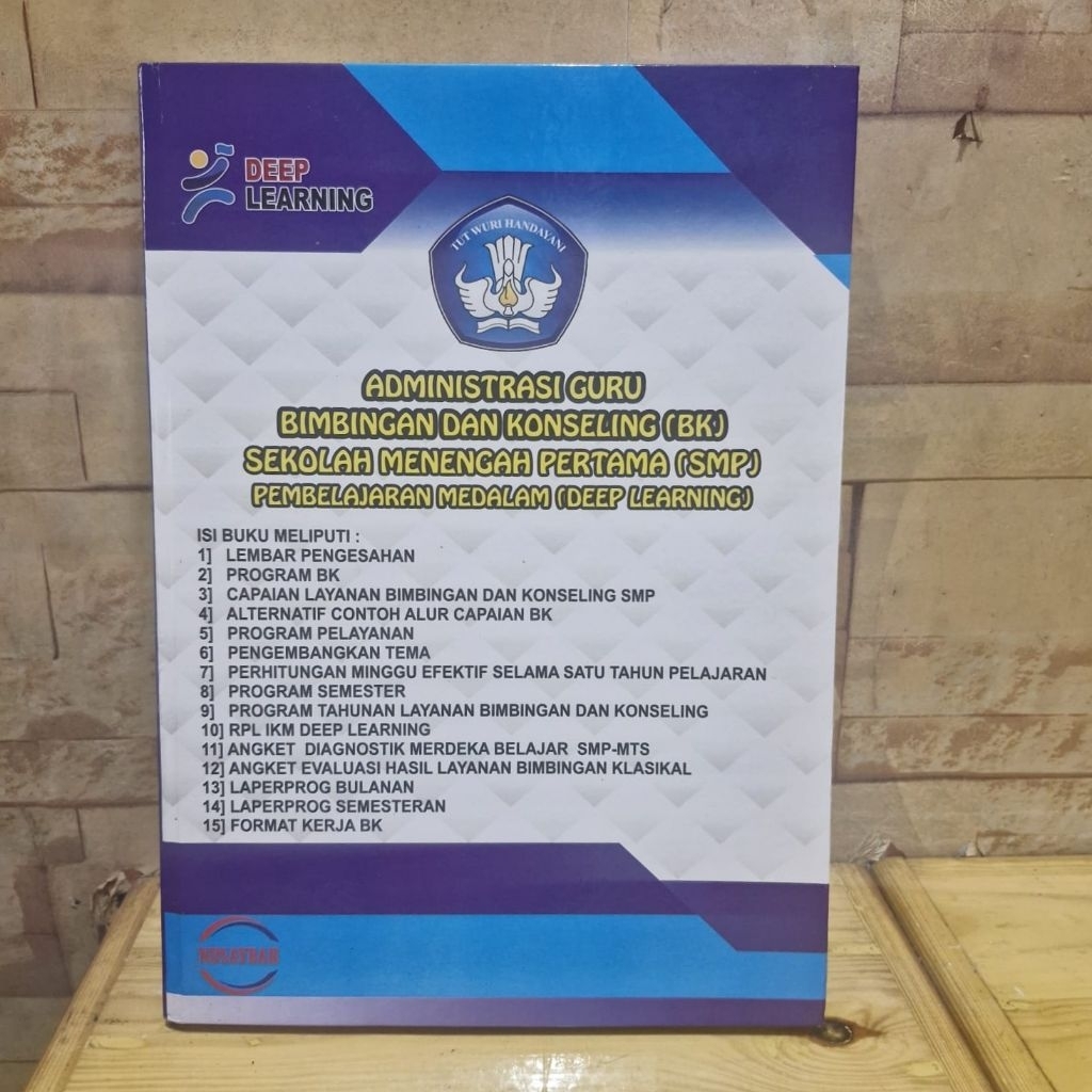 administrasi bimbingan konseling BK SMP  kelas 7 kurikulum deep learning