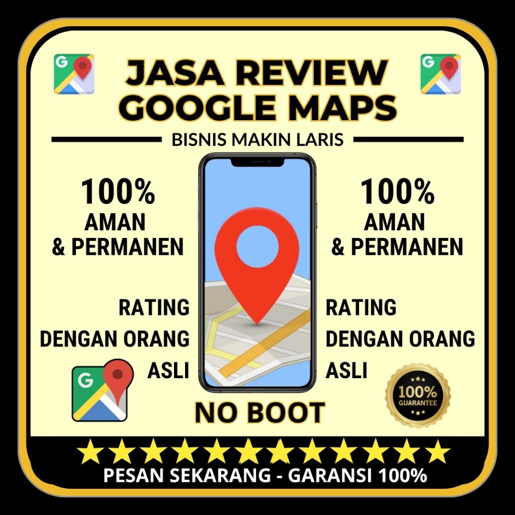 JASA REVIEW GOOGLE MAPS