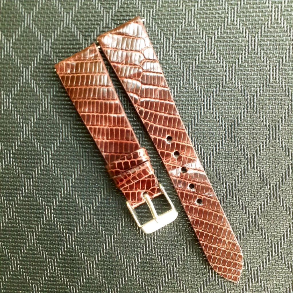STRAP LIZARD HANDMADE BROWN ( PRELOVED )