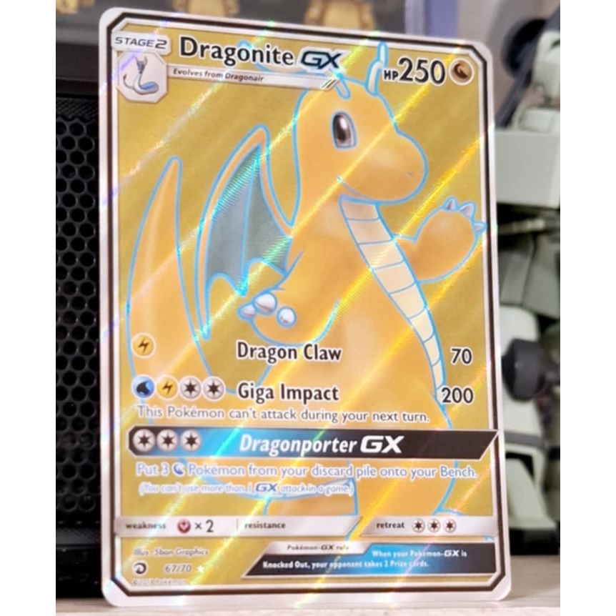 Pokemon TCG - Dragonite GX - Dragon majesty English