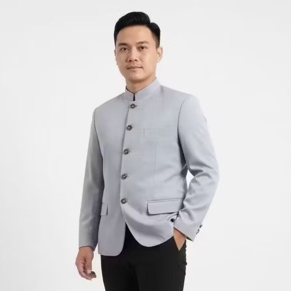 Jas Koko Mandarin Pria Dewasa Jasko Premium Lengan Panjang .