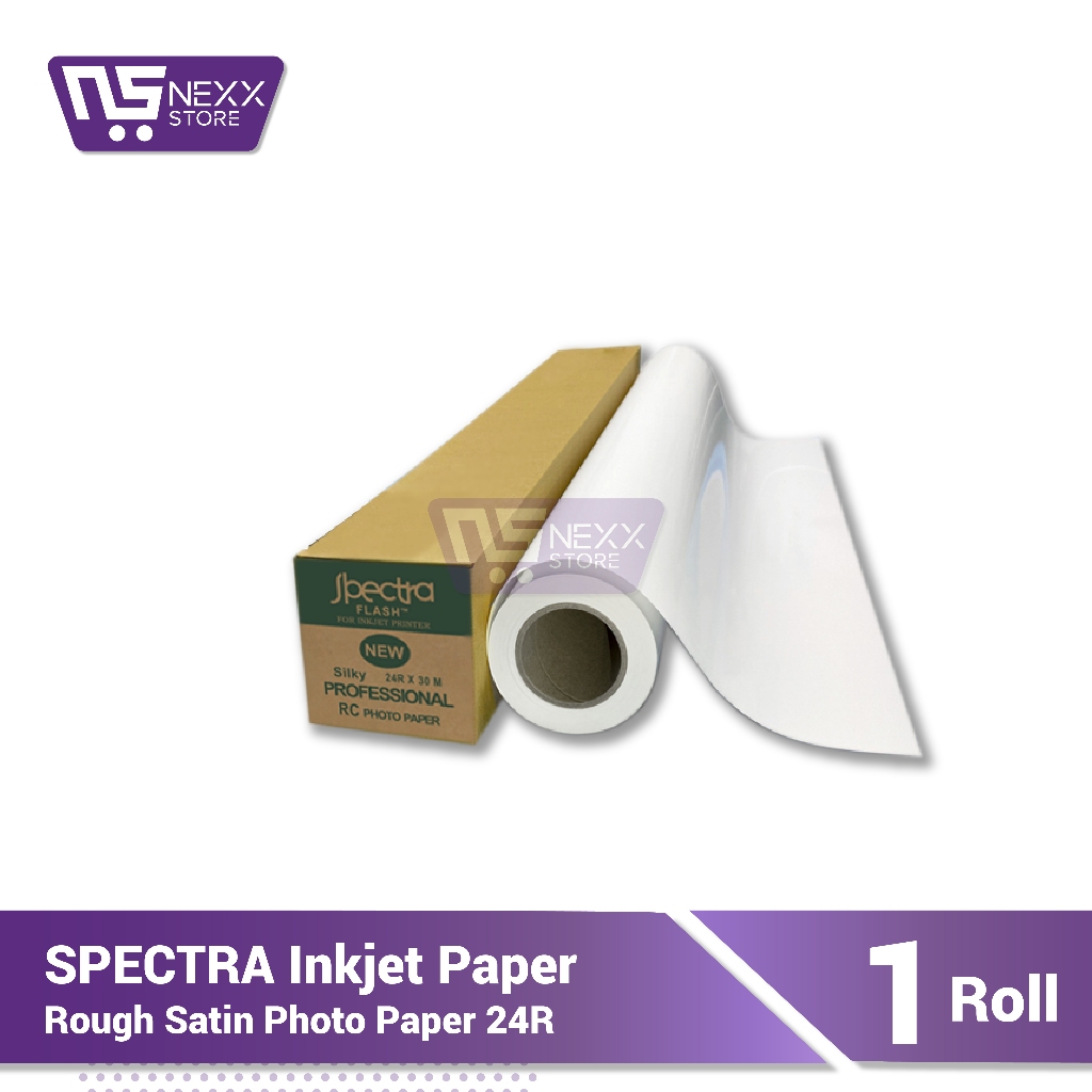 SPECTRA Inkjet Paper ROLL - 24 inch ( ROUGH SATIN )