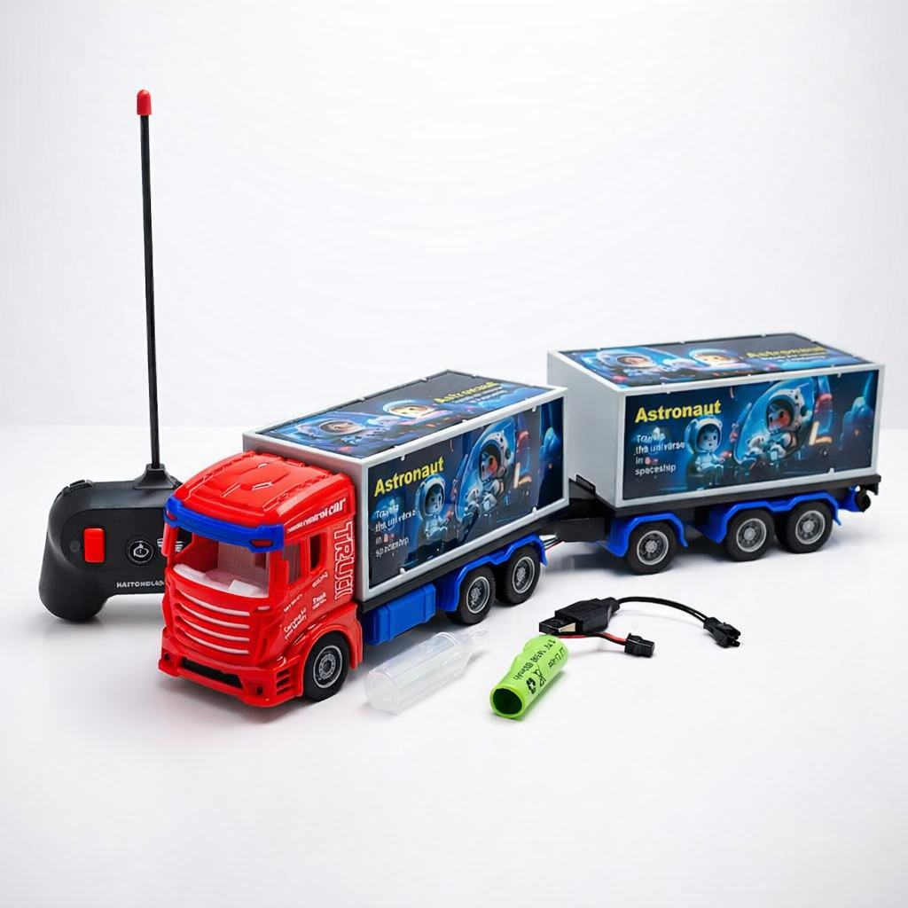 VINCLUX Truck Trailer Remot Kontrol Mainan Truk Panjang Kontainer / Mainan Truk Container